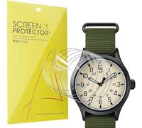 Blueshaweu Protector de pantalla compatible con Timex Men's Expedition Scout 40 mm Watch HD transparente flexible TPU Protector de pantalla [6 unidades] Compatible con Timex Men's Expedition Scout 40