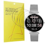 Blueshaweu Protector de pantalla compatible con XCOAST SIONA 2 Nano Smartwatch - 37 mm, HD transparente, flexible, protector de pantalla de TPU [6 unidades] Compatible con XCOAST SIONA 2 Nano
