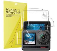 Blueshaweu - Protector de pantalla para AKASO Brave 8 / Brave 7 Camera - sin burbujas de alta definición, transparente suave TPU (6 paquetes)