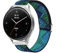 Blueshaweu Pulsera de 18 mm y 20 mm, compatible con Hama 8900 de 1,32 pulgadas / 8900 de 1,43 pulgadas, pulsera de tela ajustable, suave y elástica, banda de repuesto compatible con Hama 8900, 18mm