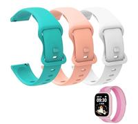 Blueshaweu Pulsera de 22 mm compatible con Biggerfive Smartwatch Niños BW01, BW02, pulseras deportivas de silicona compatibles con BIGGERFIVE BRAVE 2, BIGGERFIVE BRAVE Smartwatch, Große, Silicona, No