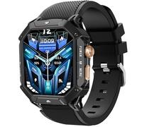 Blueshaweu Pulsera de 22 mm compatible con reloj inteligente OUKITEL para hombre BT80, pulsera de repuesto deportiva de silicona compatible con Oukitel BT80, BT101, BT20, BT10, Große, silicona, Sin
