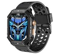 Blueshaweu Pulsera de 22 mm compatible con reloj inteligente Oukitel para hombre BT80, pulsera deportiva de silicona compatible con Oukitel BT80, BT101, BT20, BT10, Große, Silicona, No es una piedra