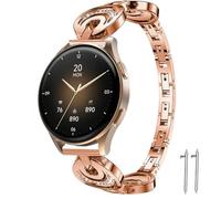 Blueshaweu Pulsera de mujer de 18 mm y 20 mm, compatible con reloj inteligente Hama 8900 de 1,32 pulgadas / 8900 de 1,43 pulgadas, acero inoxidable de alta calidad, compatible con Hama 8900, 18mm