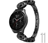 Blueshaweu Pulsera de mujer de 18 mm y 20 mm, compatible con reloj inteligente Hama 8900 de 1,32 pulgadas / 8900 de 1,43 pulgadas, acero inoxidable de alta calidad, compatible con Hama 8900, 18mm