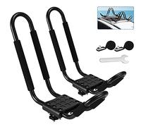 Blueshyhall J-Barras Portaequipajes para Kayak Canoa Barco Surf Esquí Techo Montaje en Techo Car SUV Barra Transversal - 1 par