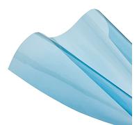 Blueshyhall Lámina tintada para coche, 70 % VLT, color azul, lámina solar para ventana de coche, protección visual, antirreflejos, protección térmica, protección solar para parabrisas frontal, ventana