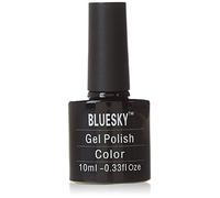 BLUESKY - Esmalte de uñas en gel para secado con UV o LED de, número PCH07, destellos naranjas, 10 ml