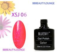 BLUESKY - Esmalte de uñas (gel), XSJ06, para secar con luz UV o LED, 10 ml