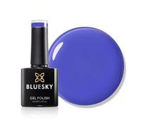 Bluesky Gel Nail Polish 10ml, Blue Azure - SS2422, Purpley Blue Nail Polish for 21 Day Manicure, Professional, Salon & Home Use, Requires Curing Under LED UV Nail Lamp
