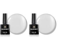 Bluesky Hard Gel - Esmalte de gel para uñas resistente, 10 ml (Paquete de 2)