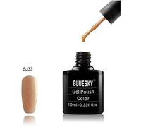 Bluesky SJ purpurina de gama fina color SJ33 UV/LED esmalte de gel para uñas 10 ml