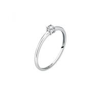 Bluespirit Anillo Mujer en Oro Blanco 375, diamantes, Colección Petite Etoile - P.77X5030001