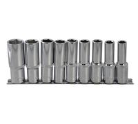 BlueSpot Métrico 1.3cm Muesca Profunda Enchufe Set 9 Pieza Hexagonal Simple B/