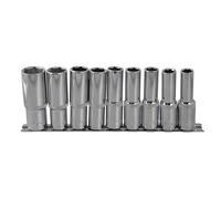 BlueSpot Métrico 1.3cm Muesca Profunda Enchufe Set 9 Pieza Hexagonal Simple B/