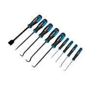 BlueSpot Tools 07959 9PCE - Juego de púas y raspador de gancho de alta resistencia
