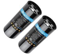 BlueStars - 2 paquetes de 161-193 uf MFD 50/60 Hz 220-250 VCA Condensador de arranque redondo, ajuste universal para aire acondicionado