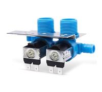 BlueStars - Válvula de entrada de agua ultra duradera 285805 con soporte de montaje, fácil de instalar, ajuste exacto para arandelas Whirlpool Kenmore Kitchenaid, sustituye a 292197 3349451 3354565