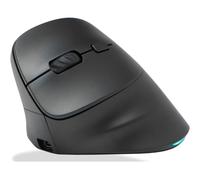 Bluestork Ergo Lumi Ratón Vertical Ergonómico Inalámbrico para Mano Izquierda RGB 2400 DPI Negro