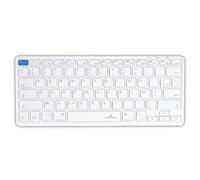 Bluestork KB Mini Mac R2 - Teclado Mac inalámbrico AZERTY Recargable USB-C | AZERTY Teclado Mac inalámbrico, formato compacto, conexión Bluetooth, teclas silenciosas, 331 g, duración de 80 horas