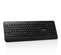 Bluestork KB Office R2 - Teclado inalámbrico, Dos Conexiones BT / 2,4 GHz, Teclado Bluetooth PC, Recargable USB-C, 70 h autonomía, silenciador - Windows/Tablets/Móviles - Disposición AZERTY Francesa