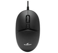 Bluestork - M-W-OFF20 - Raton con Cable para Ordenador - Mouse Ergonómico para PC/Mac - Ratón Compacto para Oficina, Sensibilidad Ajustable hasta 1000 dpi, Ambidextro, Conexión Rápida - Nuevo