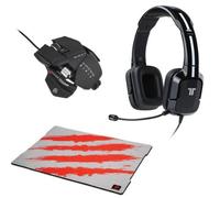 MAD CATZ Bluestork - Ratón ergonómico con Cable Vertical USB-A, 1000 a 3600 dpi, 6 Botones, LED RGB - Ideal para diestros - Prevención del síndrome de ratón y tendinitis - Compatible con PC y Mac