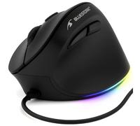 Bluestork - Ratón Ergonómico Vertical con Cable 3600 dpi RGB