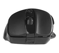 Bluestork - Ratón inalámbrico Bluetooth y 2.4GHz 1600 dpi, Color Negro