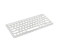 Bluestork - BS-KB-MICRO/BT/SP teclado Bluetooth QWERTY Español Plata, Blanco