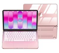 BlueSwan Compatible con Funda MacBook Neo 13 Pulgadas con Chip A18 Pro (A3404) y Pantalla Liquid Retina de 13", Carcasa Rígida de Plástico,Liso Funda Protectora Case para portátil Mac Neo - Rosa