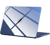 BlueSwan Funda Compatible con MacBook Air 15 Pulgadas M5 M4 M3 M2 A3448 A3241 A3114 A2941, 2026 2025-2023 Freigeben, Carcasa Rígida para Mac 15" Cover Case - Cristal Medianoche