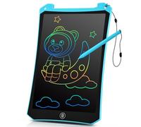 BlueSwan Pizarra Magica Infantil Regalo 2 3 4 5 6+ Años, 10 Pulgadas LCD Tableta Escritura, Pizarra Digital Interactiva Juguetes Educativos, Actividades de Viaje para Niño Pequeños Coche Avión,Azul