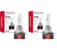 BLUETECH Bombilla halógena H15 12V / 55W (Paquete de 2)
