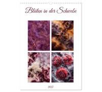 Blüten in der Schwebe (Wandkalender 2027 DIN A3 hoch), CALVENDO Monatskalender: Farbenprächtige Blumen zwischen Wasser, Eis und Dunkelheit als außergewöhnliche digitale Kunst