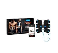 Bluetens Unisex-Adult Power Pack Elektrostimulator mit Bauchmuskelset, weiß, schwarz, Little