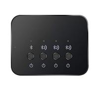 Bluetooth 4.0 Audio Sharer Audio Adapter 3.5mm Wired Stereo Music Sharing Device 1 in 3 out Bluetooth and Audio Cable Connection Mode