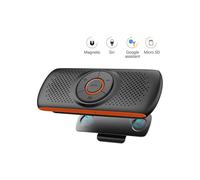 Bluetooth 4.2 Portable Car Hands-Free Kit with GPS Instruction, Music, Noise Cancelling, Sun Visor Mount