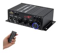 Bluetooth 5.0 Audio Home Amplificador AK-390 400W+400W 2.0 CH HiFi Stereo Amp Receiver con USB, SD, AUX, telecomando, Antena FM per Auto casa Speaker Bar Party