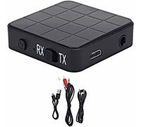 Bluetooth 5.0 Receptor transmisor portátil 2 en 1 de 3.5 mm,Inalámbrico transmisor de Audio para computadora computadora portátil,Auriculares, teléfono Inteligente, Reproductor MP3, CD