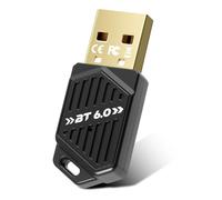 Bluetooth 6.0 Adaptador USB Dongle para PC para Windows 11/10/8.1, Adaptador USB Bluetooth para ratón, teclado, auriculares, teléfono móvil, Plug & Play