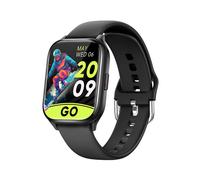 Bluetooth Calls Music Large Display Heart Rate SpO2 Sleep Monitoring Health Tracking Multi-Sport Modes Smartwatch Black