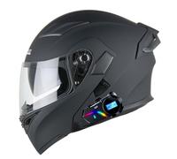 Bluetooth Casco Moto Modular Homologado DOTECE Casco Moto Integral Abatible Hombre Mujer Cascos Motocicleta con Doble Visera Casco Integrales Ventilazione 10,XL:61-62CM