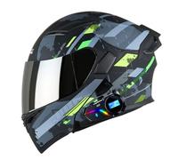 Bluetooth Casco Moto Modular Homologado DOTECE Casco Moto Integral Abatible Hombre Mujer Cascos Motocicleta con Doble Visera Casco Integrales Ventilazione 6,M:57-58CM