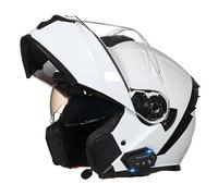 Bluetooth Casco Moto Modular Homologado ECEDOT Cascos Integrado Modulares con Doble Visera Casco Integrales Motocicleta Abatible Micrófono con Altavoz para Hombres Y Mujeres H,M:57-58CM