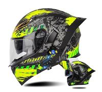 Bluetooth Cascos Modulares de Moto, Casco Abatible ECE Homologado, Casco Modular Integrado con Visera Solar Doble Antivaho y Forro Extraíble,Casco Cola Grande para Hombres Mujeres