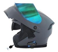 Bluetooth Cascos Modulares De Moto Casco Integrado Abatible ECEDOT Homologado Casco Integrales Modular con Visera Cascos Motocicleta Micrófono con Altavoz Dual Incorporado W,L:59-60CM