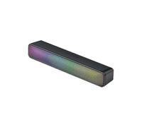 Bluetooth Computer Speakers PC Sound Bar for Desktop Monitor Wired USB Powered & Colorful LED Lights with Switch Button