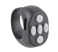 Bluetooth Control Remoto Page Turner, Bluetooth 5.3 Video Scrolling Ring Camera Shutter Remote Selfie Button Clicker para iOS para Android Smartphones Tablets
