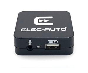 Bluetooth e interfaz auxiliar para el coche ALFA ROMEO, FIAT, LANCIA| Kit de transmisión de audio con manos libres y micrófono | Cargador de Smartphone | Caja de empotrar invisible | Accesorio para la